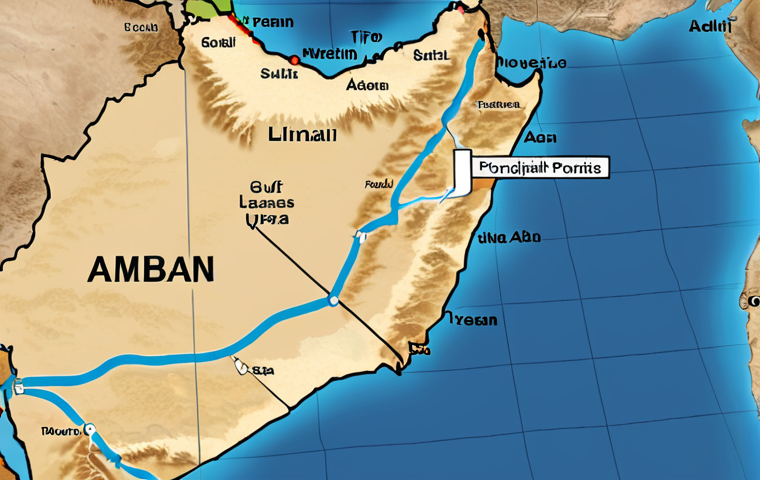 **Strategic Location of Yemen**: "Illustrate a map highlighting Yemen's strategic position at the southern tip of the Arabian Peninsula, showcasing its proximity to the Red Sea and Gulf of Aden, with trade routes leading to East Asia and Europe."